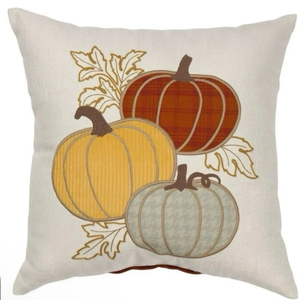 NWT- Berkshire Home- Pumpkin Harvest Large Fall Accent Pillow.